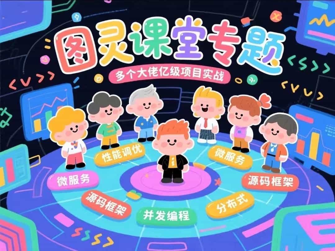 【图灵课堂专题】多个大佬亿级项目实战+性能调优+微服务+源码框架+并发编程+分布式【128.1GB】